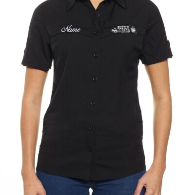 Ladies Fishing Shirt - Bustin In The Barn Thumbnail